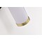 Nuvo Solano Small Vanity LED Black and Brushed Brass White Acrylic Lens 62/1537 - alternate 4